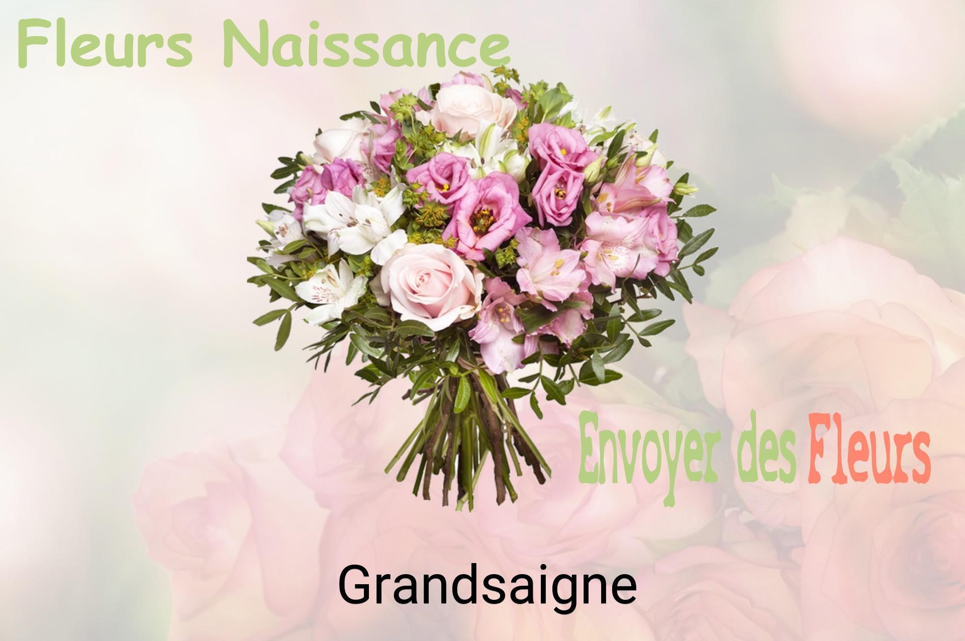 Bouquet de fleurs de naissance livré à Grandsaigne